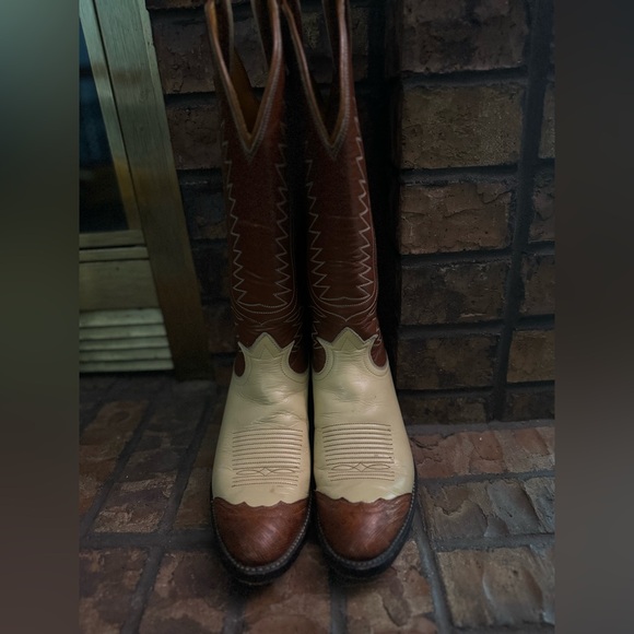 Vintage Tony Lama Wing tip boots - Picture 8 of 14